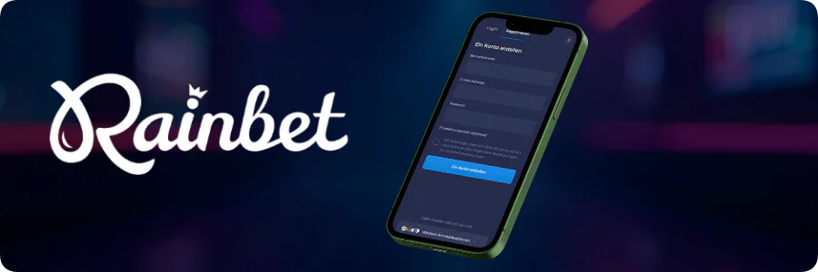 Anmeldung RainBet