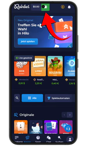 Kaution RainBet