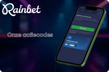 Onze actiecodes RainBet