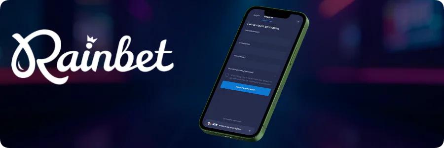 Registratie RainBet Casino
